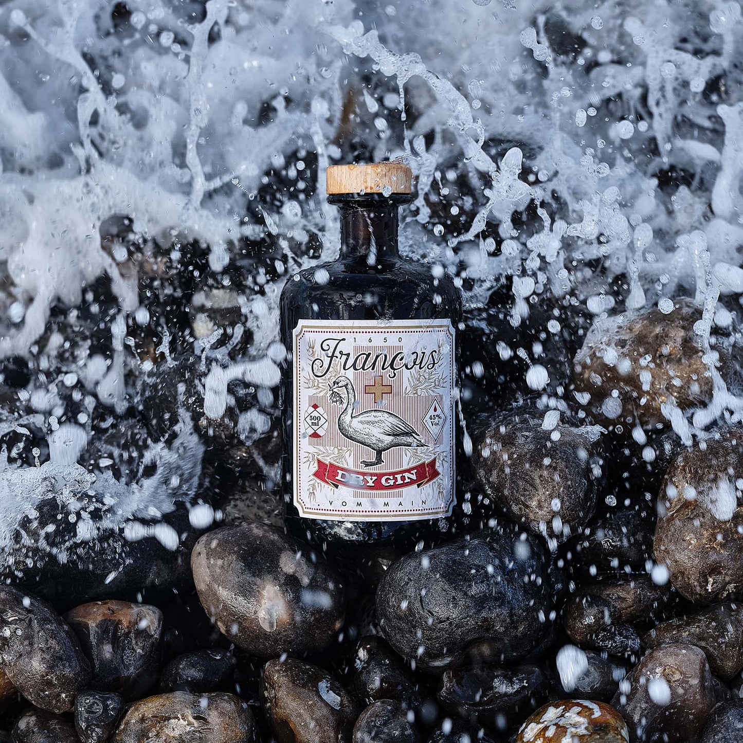 Francois Dry Gin - Gin aus dem Heimat des Erfinders 1 X 0,5 L